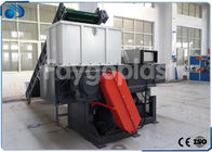 Máquina plástica de la trituradora del PVC de los PP PE del solo eje para los tubos/película 100-2000KG/h