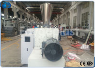 Cadena de producción de alto rendimiento de máquina de la protuberancia del tubo del PVC tornillo 80kg/h del doble