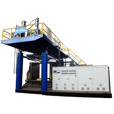 Chemical Double Layer L Ring Drum Blow Molding Machine Plastic Liter HDPE Blue