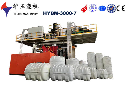 Huayu nuevo tipo 3000L-7layers tanque de agua de plástico máquina de moldeo de soplado