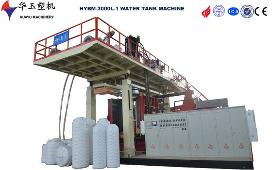 Huayu 5000L máquina de moldeado por soplado de una capa de tanque de agua de plástico Hdpe