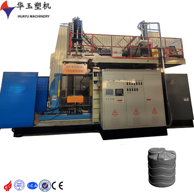 Máquina de moldeo por soplado de tanques de plástico de 8 capas 2700L con control PLC