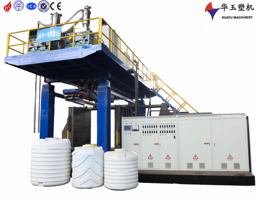 Máquina de moldeo por soplado de tanque de agua totalmente automática grande de 2000L y 6 capas