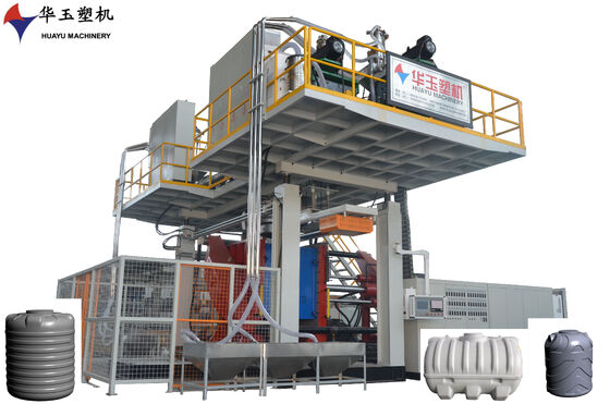 Máquina de moldeo por soplado IBC de alta precisión de coextrusión de 4 capas de capacidad de 5000L para productos plásticos grandes