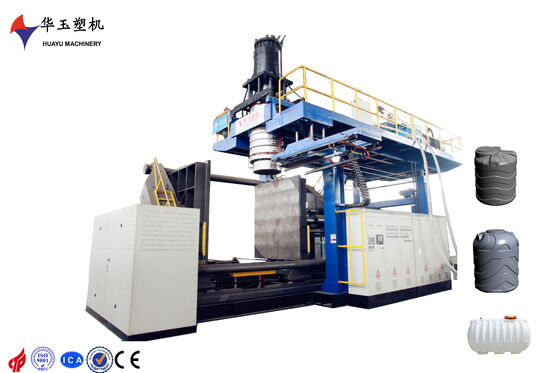 Máquina de moldeo por soplado IBC de coextrusión de 3 capas de 3000L con control de pantalla táctil PLC +